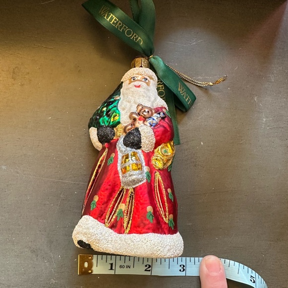 Waterford Crystal Holiday Heirlooms Christmas Ornament “Santa 2nd Edition" - Picture 11 of 15